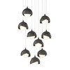 Hubbardton Forge Brooklyn 9-Light Double Shade Pendant (131105)