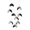 Hubbardton Forge Brooklyn 9-Light Double Shade Pendant (131105)