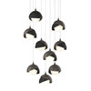 Hubbardton Forge Brooklyn 9-Light Double Shade Pendant (131105)