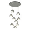 Hubbardton Forge Brooklyn 9-Light Double Shade Pendant (131105)