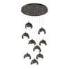 Hubbardton Forge Brooklyn 9-Light Double Shade Pendant (131105)