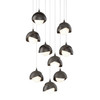 Hubbardton Forge Brooklyn 9-Light Double Shade Pendant (131105)