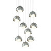 Hubbardton Forge Brooklyn 9-Light Double Shade Pendant (131105)