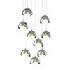 Hubbardton Forge Brooklyn 9-Light Double Shade Pendant (131105)