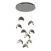 Hubbardton Forge Brooklyn 9-Light Double Shade Pendant (131105)