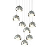 Hubbardton Forge Brooklyn 9-Light Double Shade Pendant (131105)