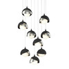 Hubbardton Forge Brooklyn 9-Light Double Shade Pendant (131105)