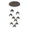 Hubbardton Forge Brooklyn 9-Light Double Shade Pendant (131105)