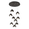 Hubbardton Forge Brooklyn 9-Light Double Shade Pendant (131105)