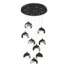 Hubbardton Forge Brooklyn 9-Light Double Shade Pendant (131105)