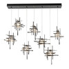 Hubbardton Forge Tura 7-Light Seeded Glass Pendant (131095)