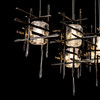 Hubbardton Forge Tura 7-Light Seeded Glass Pendant (131095)