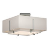 Hubbardton Forge Exos Square Small Double Shade Semi-Flush (126507)