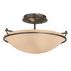 Hubbardton Forge Plain Small Semi-Flush (124302)