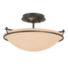 Hubbardton Forge Plain Small Semi-Flush (124302)