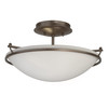 Hubbardton Forge Plain Small Semi-Flush (124302)