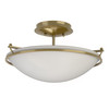 Hubbardton Forge Plain Small Semi-Flush (124302)