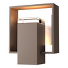 Hubbardton Forge Shadow Box Small Outdoor Sconce (302601)