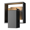 Hubbardton Forge Shadow Box Small Outdoor Sconce (302601)