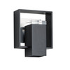 Hubbardton Forge Shadow Box Small Dark Sky Friendly Outdoor Sconce (302661)