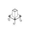 Hubbardton Forge Pier Mount Outdoor (390011)