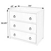 Butler Specialty Company Lark 34 in. W Rectangular Wood 3 Drawer Dresser, Black (5392432)