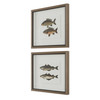 The Catch Framed Fish Prints Set/2 (32448)
