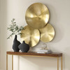 Cymbalic Round Brass Wall Art Set/3 (04388)