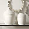 Luna Ridge White Ceramic Vases Set/2 (18245)