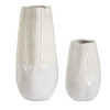 Uttermost Echo Ridge White Vases Set of 2 (18244)