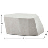 Parra Limestone Outdoor Coffee Table (50143)