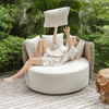 Sunset Outdoor Round Swivel Day Bed (53034)
