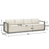 Remsen Outdoor Gray Sofa (53003)