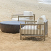Borneo White Outdoor Lounge Chair (23944)