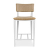 Calbas White Outdoor Counter Stool (50242)