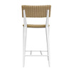 Calbas White Outdoor Counter Stool (50242)