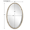 Twisted Branch Oval Mirror (08266)
