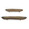 Uttermost Stratum Oval Brass Bowls Set of 2 (18254)