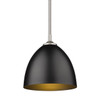 Zoey Small Pendant in Pewter (6956-S PW-BLK)