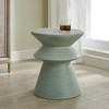 Imogene Seafoam Glaze Garden Stool (50206)