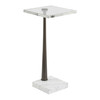 Uttermost Pelton Marble Glass Drink Table (50159)