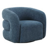 Uttermost Junie Blue Swivel Barrel Chair (23918)