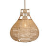 Hestia 1 Light Natural Rope Pendant (21626)