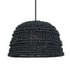 Persephone Black Bead 1 Light Pendant (21623)