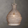 Murmur Woven Brass 1 Light Pendant (21613)
