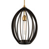 Darby 1 Light Architectural Oval Pendant (21647)