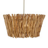 Rhea 4 Light Wood Branch Chandelier (21395)