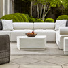 Uttermost Saltwater White Concrete Coffee Table (50307)