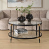 Uttermost Chadid Round Glass Coffee Table (50361)