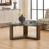 Uttermost Ignis Round Glass Coffee Table (50329)